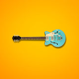 Gretsch G2655T Streamliner Center Block Jr Double-Cut Guitar (Tropico) Bundle