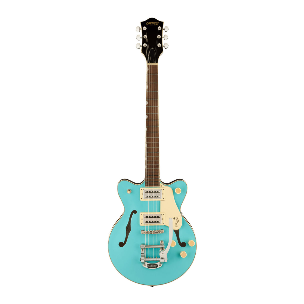 Gretsch G2655T Streamliner Center Block Jr Double-Cut Guitar (Tropico) Bundle