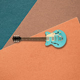 Gretsch G2655T Streamliner Center Block Jr Double-Cut Guitar (Tropico) Bundle