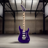 Jackson X Series Dinky DK3XR M HSS 6-String Guitar (Deep Purple Metallic) Case