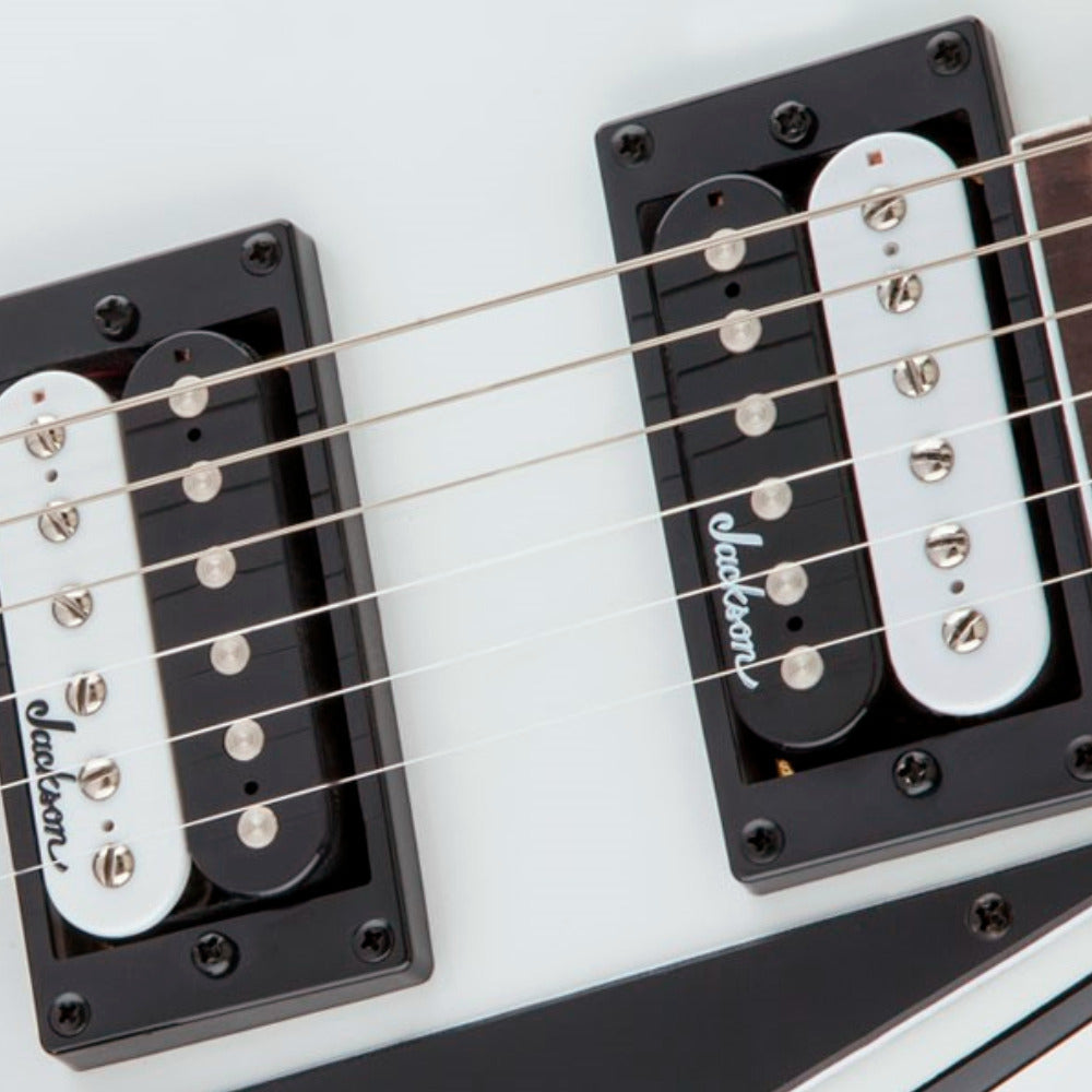 Jackson JS Series Rhoads JS32T Electric Guitar (White & Black) with Gig Bag