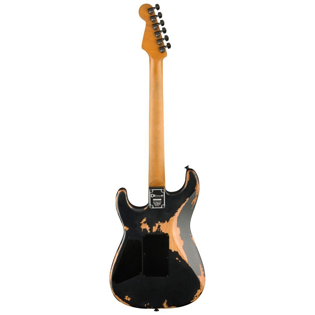 Charvel ProMod Relic San Dimas Style 1 HH FR PF Pau Ferro Electric Guitar-Black