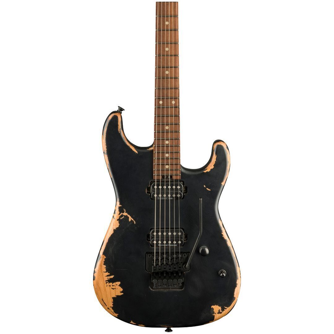 Charvel ProMod Relic San Dimas Style 1 HH FR PF Pau Ferro Electric Guitar-Black