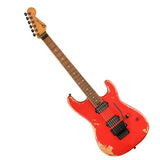 Charvel ProMod Relic San Dimas Style 1 HH FR PF Pau Ferro Electric Guitar-Orange