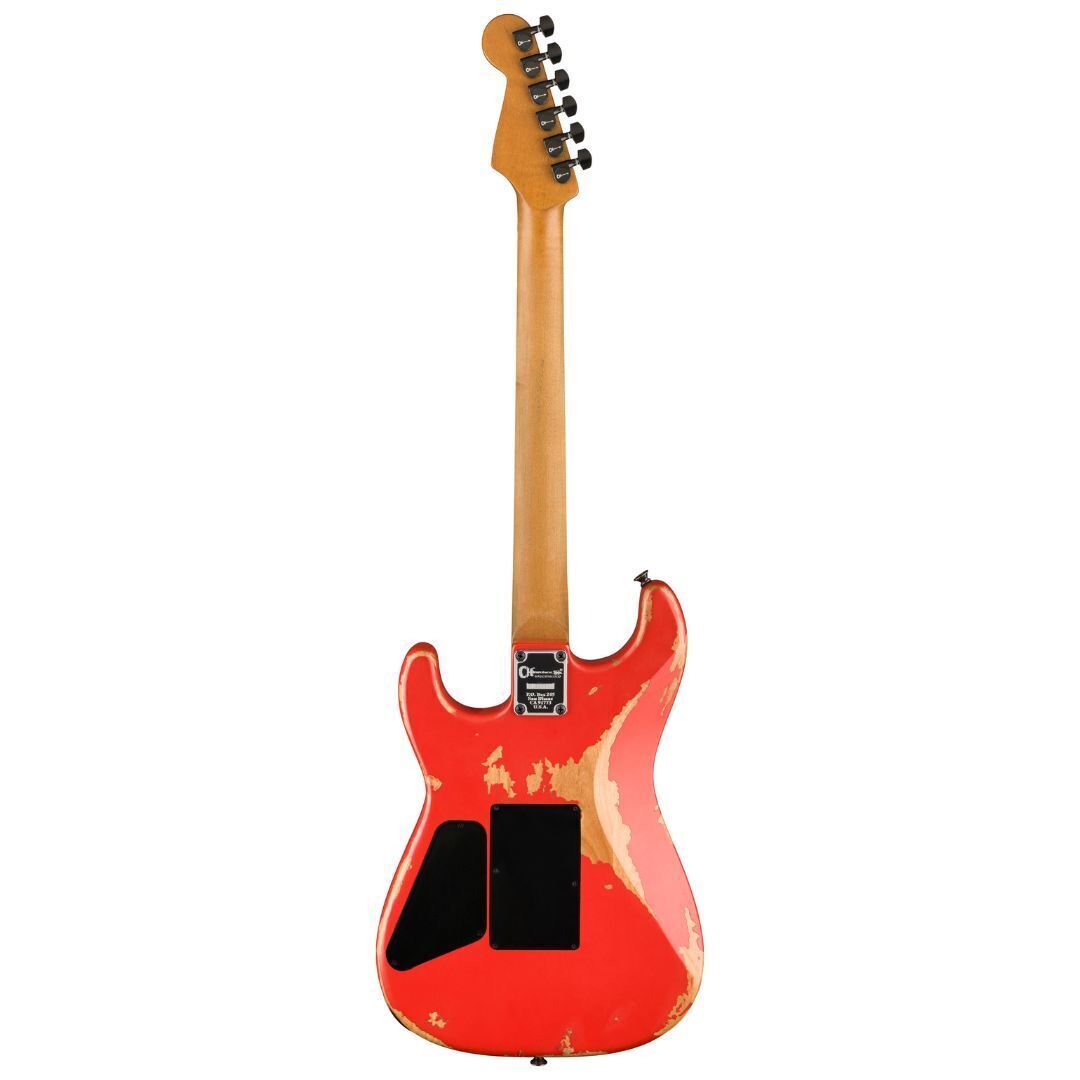 Charvel ProMod Relic San Dimas Style 1 HH FR PF Pau Ferro Electric Guitar-Orange