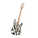 EVH Striped Electric Guitar - Satin Crop Circled