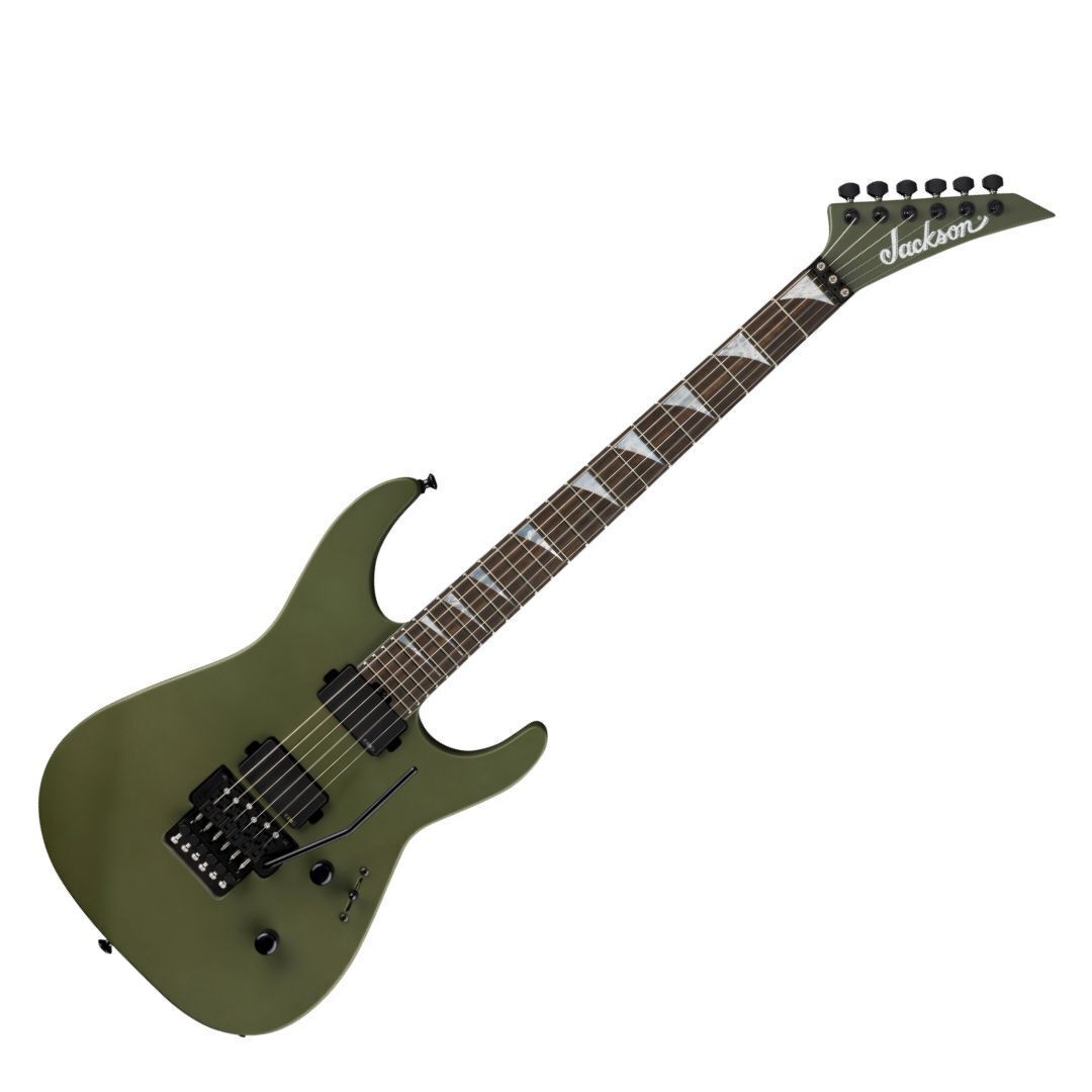 Jackson American Series Soloist SL2MG Electric Guitar - Matte Army Drab