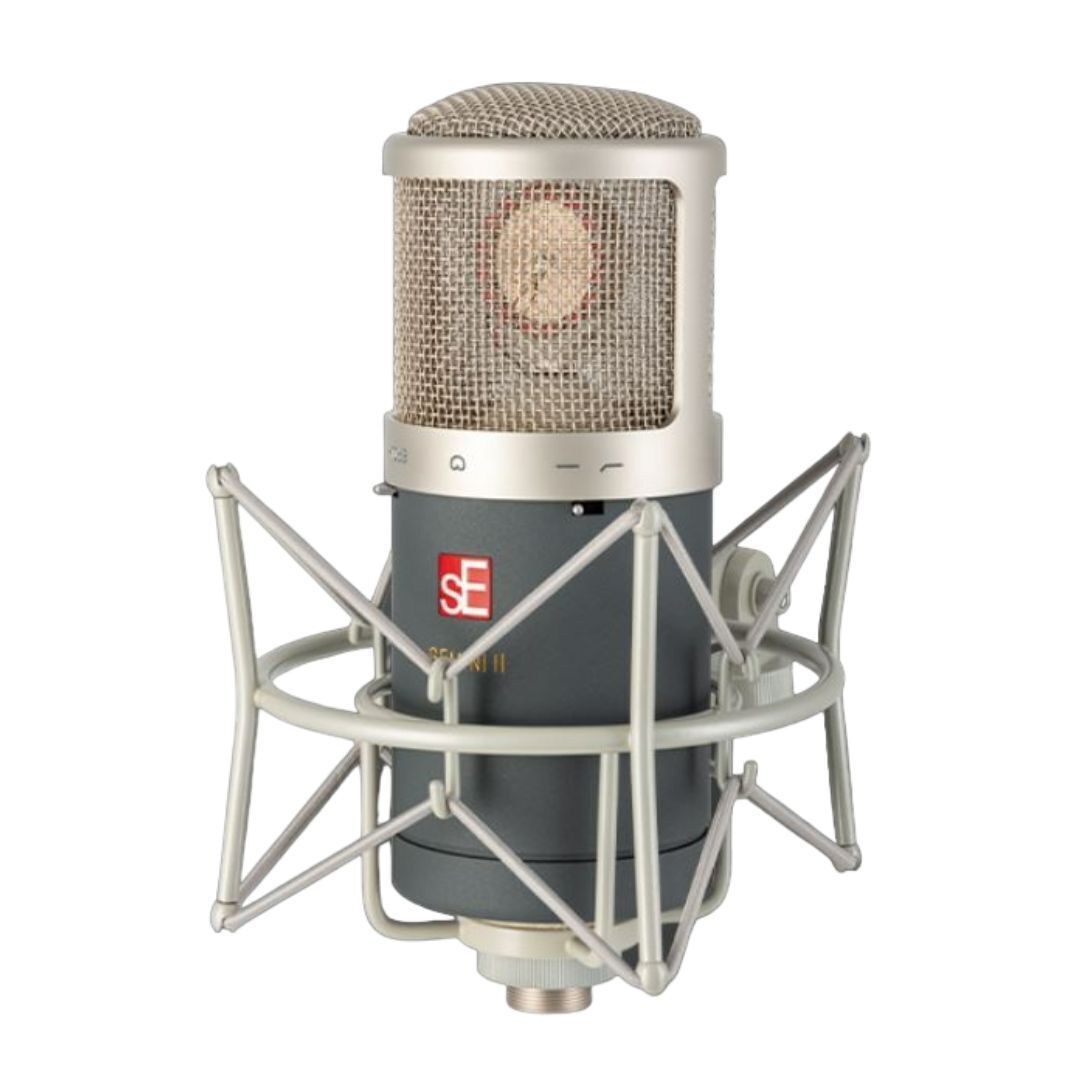 SE GEMINI-II Dual Tube Cardiod Condenser Mic With Shockmount and Case