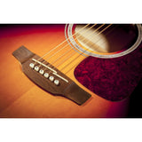 Takamine 6 String Acoustic-Electric Guitar, Right Handed, Sunburst (GJ72CE-BSB)