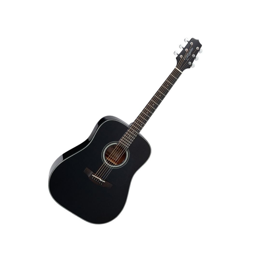 Takamine GD30-BLK Dreadnought Acoustic Guitar, Black