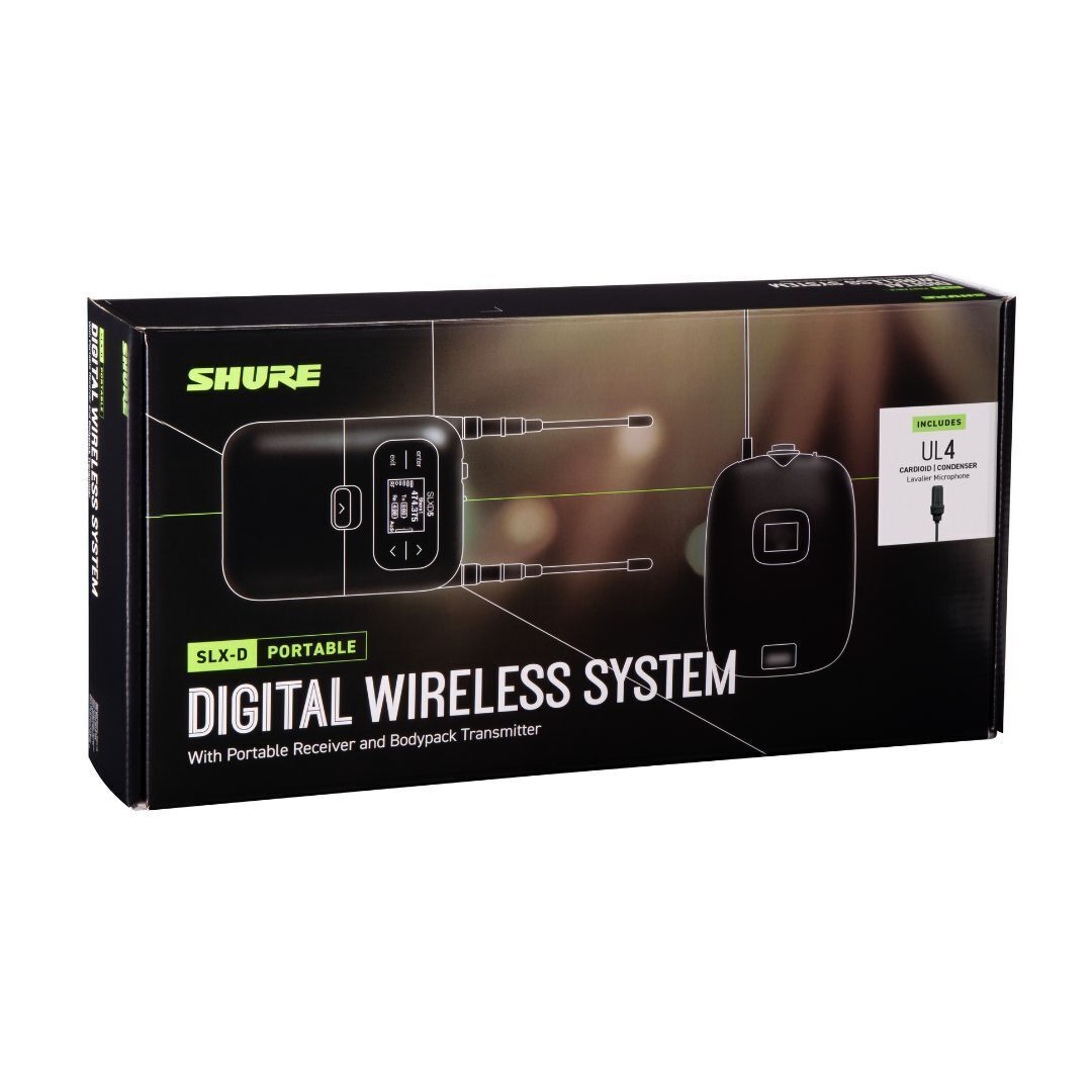Shure J52 Band Digital Wireless Bodypack System with Transmitter, Receiver, Mic