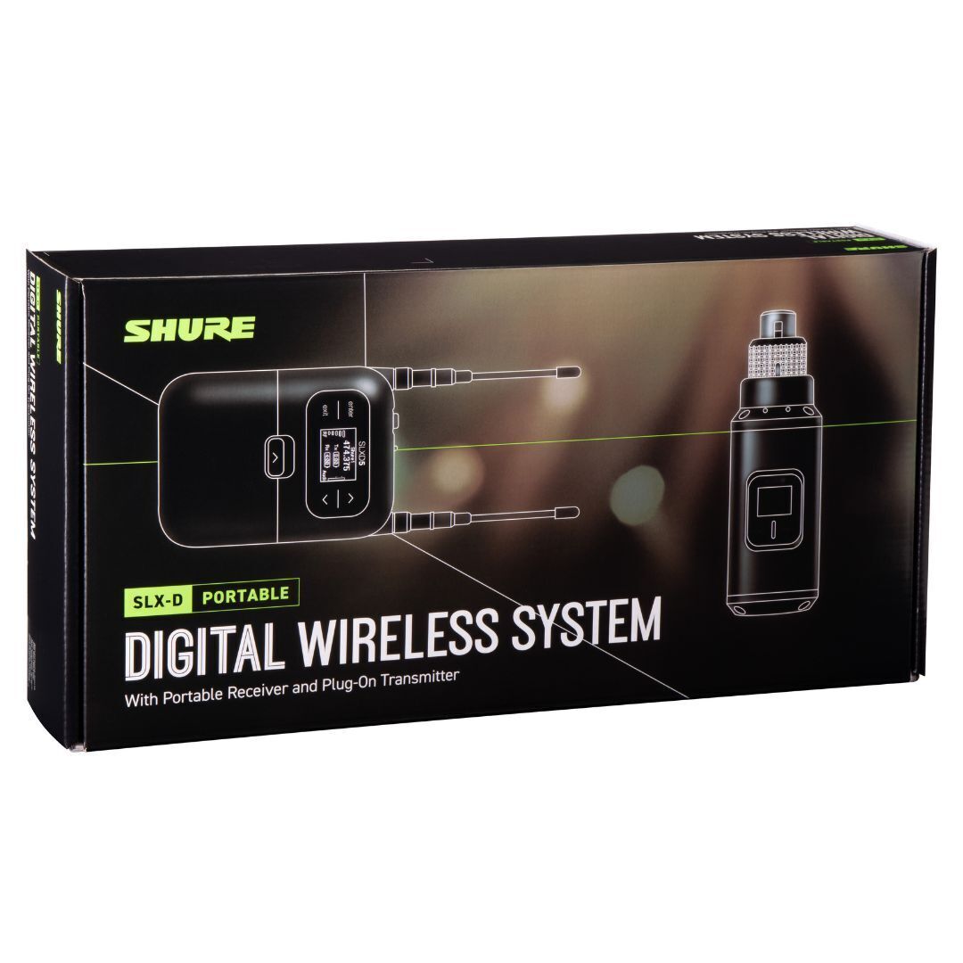 Shure SLXD35 G58 Band Portable Digital Wireless System w/ Transmitter, Receiver