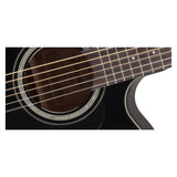 Takamine GD30-CE Dreadnought Cutaway Guitar, Black