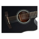 Takamine GD30-CE Dreadnought Cutaway Guitar, Black