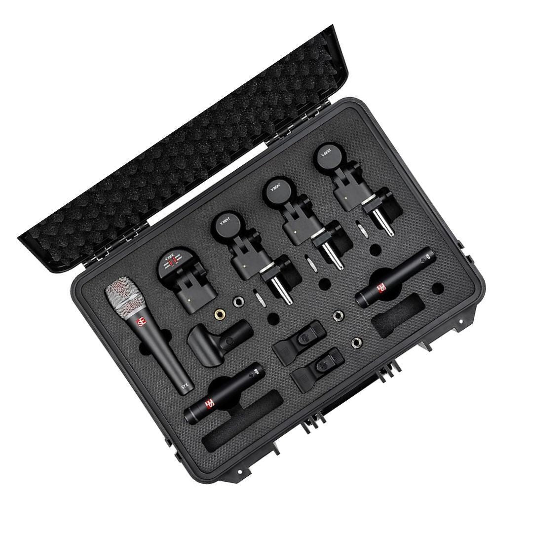 SE V-PACK-ARENA V Pack Feat. V Kick 3 V Beat W/Clamps V7 X Pair of SE8 with Case