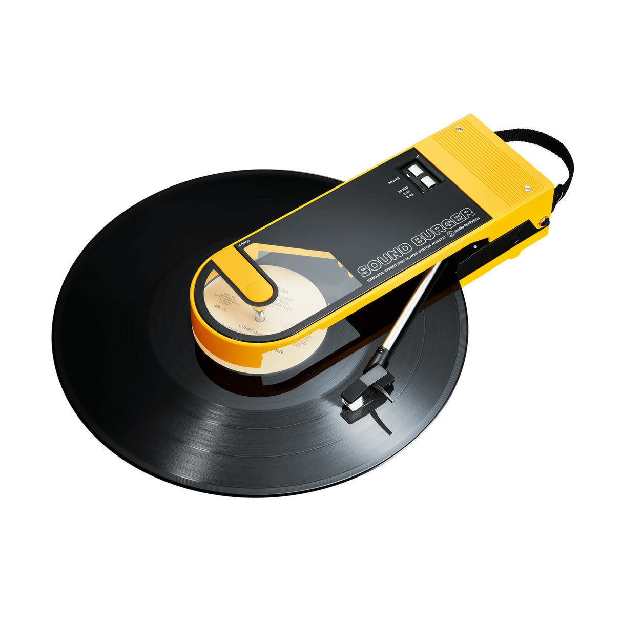 Audio-Technica AT-SB727 Portable Bluetooth Rechargeable Turntable with Monitors
