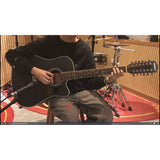 Takamine G Series GD30CE-12 Dreadnought 12-String Acoustic-Electric Guitar Black