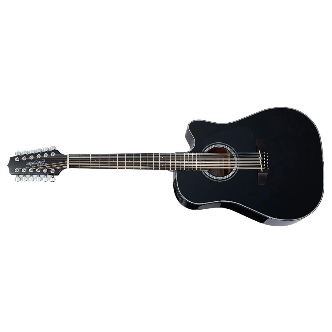 Takamine G Series GD30CE-12 Dreadnought 12-String Acoustic-Electric Guitar Black