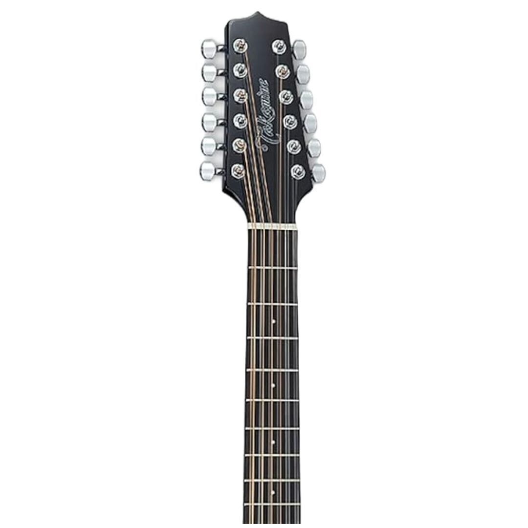 Takamine G Series GD30CE-12 Dreadnought 12-String Acoustic-Electric Guitar Black