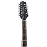 Takamine G Series GD30CE-12 Dreadnought 12-String Acoustic-Electric Guitar Black
