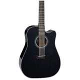 Takamine G Series GD30CE-12 Dreadnought 12-String Acoustic-Electric Guitar Black