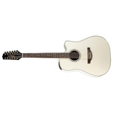 Takamine GD-37CE PW 12-String Dreadnought Acoustic-Electric Guitar - Pearl White