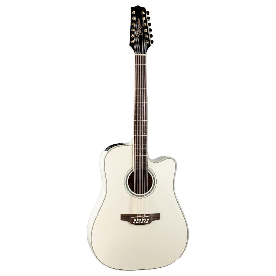 Takamine GD-37CE PW 12-String Dreadnought Acoustic-Electric Guitar - Pearl White (Open Box)