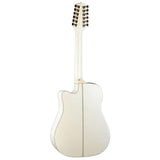 Takamine GD-37CE PW 12-String Dreadnought Acoustic-Electric Guitar - Pearl White