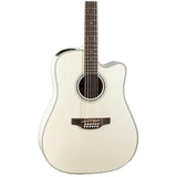 Takamine GD-37CE PW 12-String Dreadnought Acoustic-Electric Guitar - Pearl White