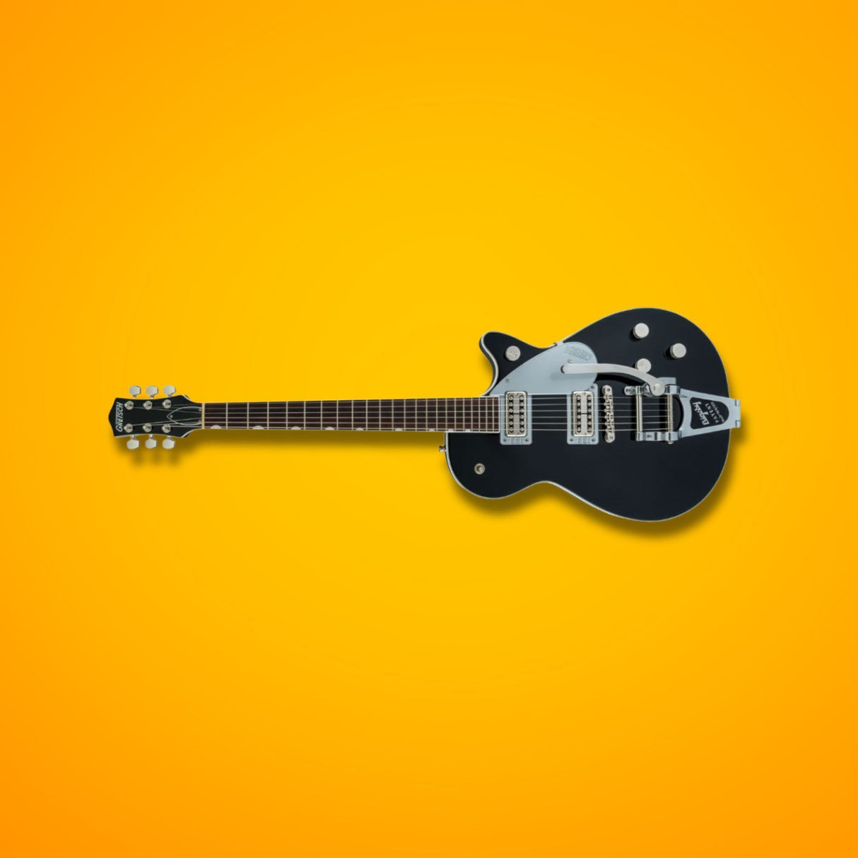 Gretsch G6128T Players Edition Jet FT Electric Guitar (Black) with G9500 Guitar