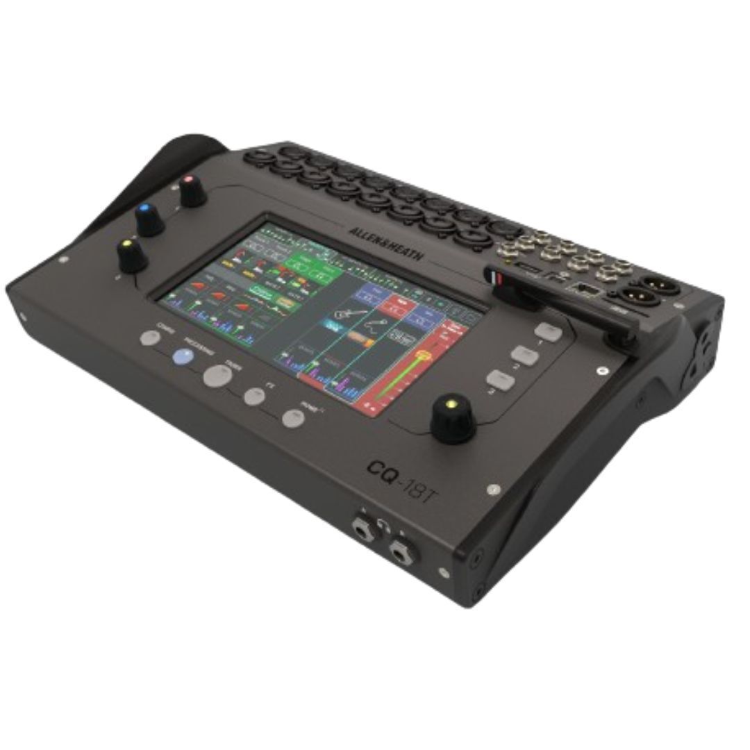 Allen & Heath CQ-18T Digital Mixer with 7-in Touchscreen with WiFi/Bluetooth