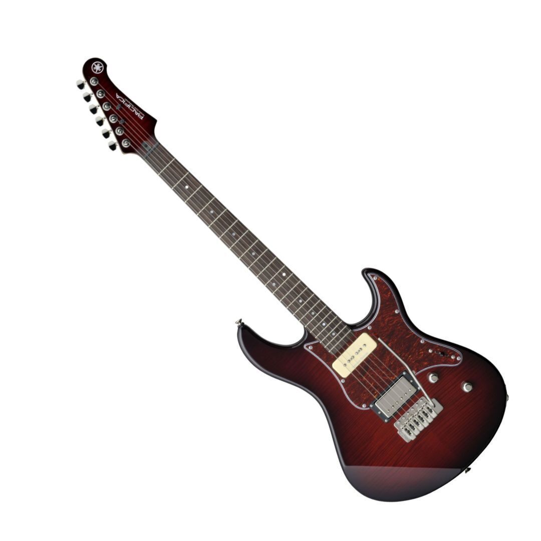 Yamaha PAC611VFM DRB Dark Red Burst, Pac611 Electric Guitar