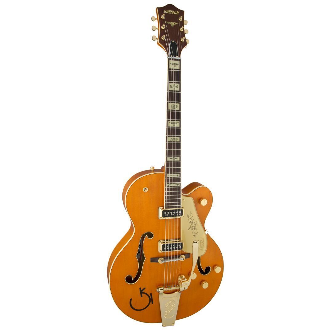 Gretsch G6120T-55 Vintage Ed 55 Chet Atkins Vintage Guitar Orange Stain Lacquer
