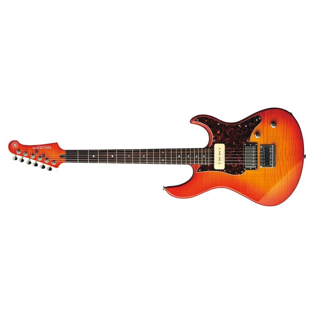 Yamaha PAC611HFM LAB Light Amber Burst, Pac611 Electric Guitar