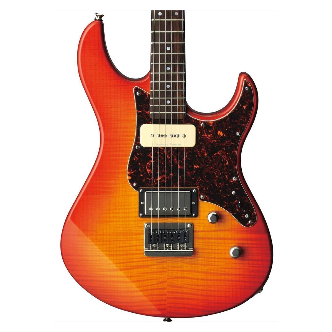 Yamaha PAC611HFM LAB Light Amber Burst, Pac611 Electric Guitar