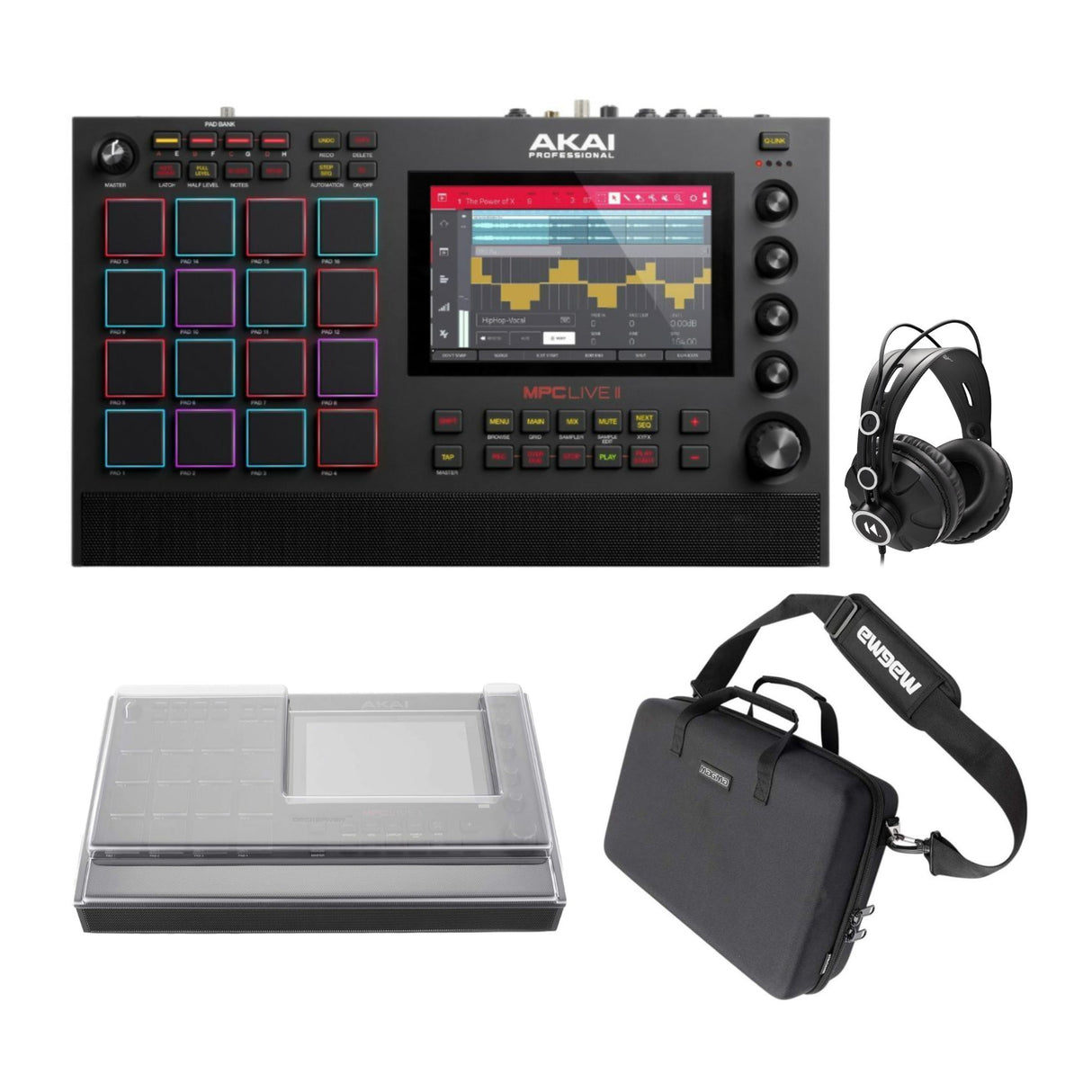 Akai Professional MPC Live II Standalone Music Production Controller Bundle