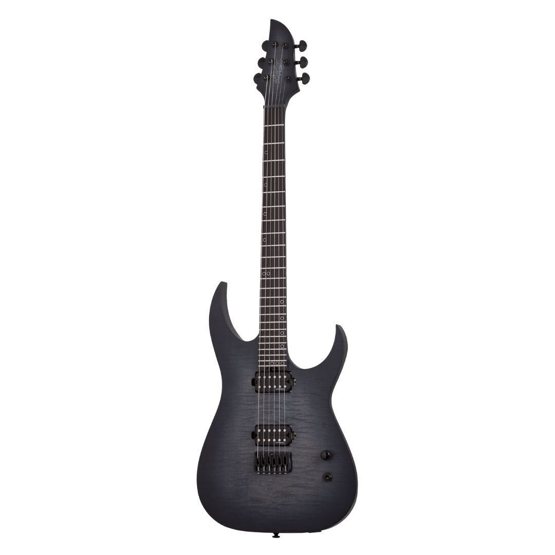 Schecter KM-6 MK-III Keith Merrow Legacy Guitar (Transparent Black Burst) (Open Box)