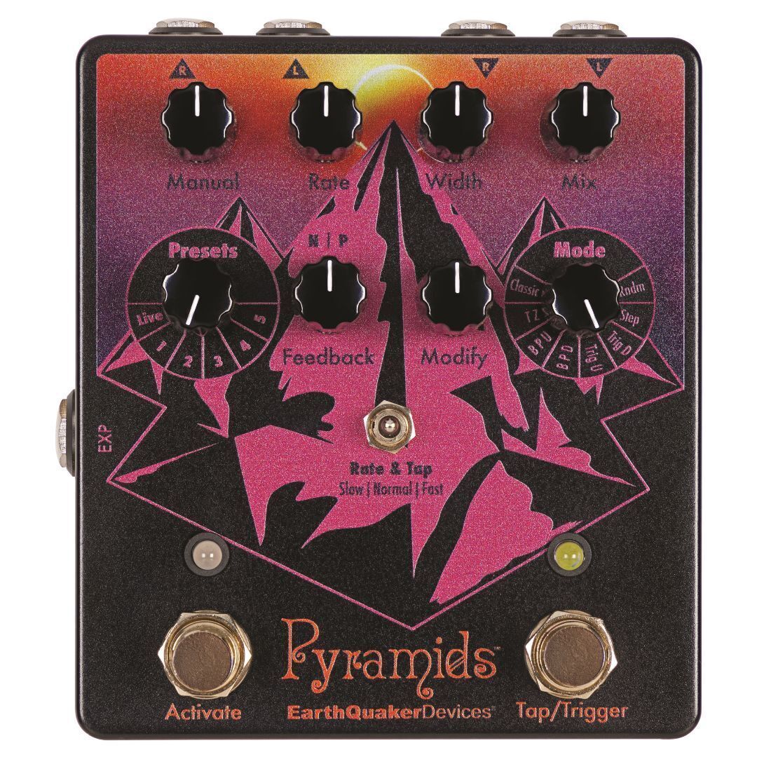 EarthQuaker Devices Pyramids Stereo Flanging Device Effects Pedal LTD Edition