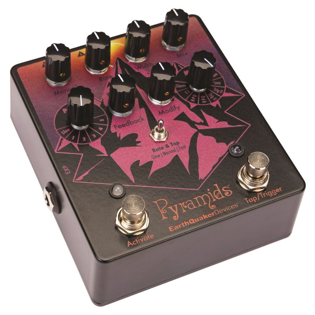 EarthQuaker Devices Pyramids Stereo Flanging Device Effects Pedal LTD Edition