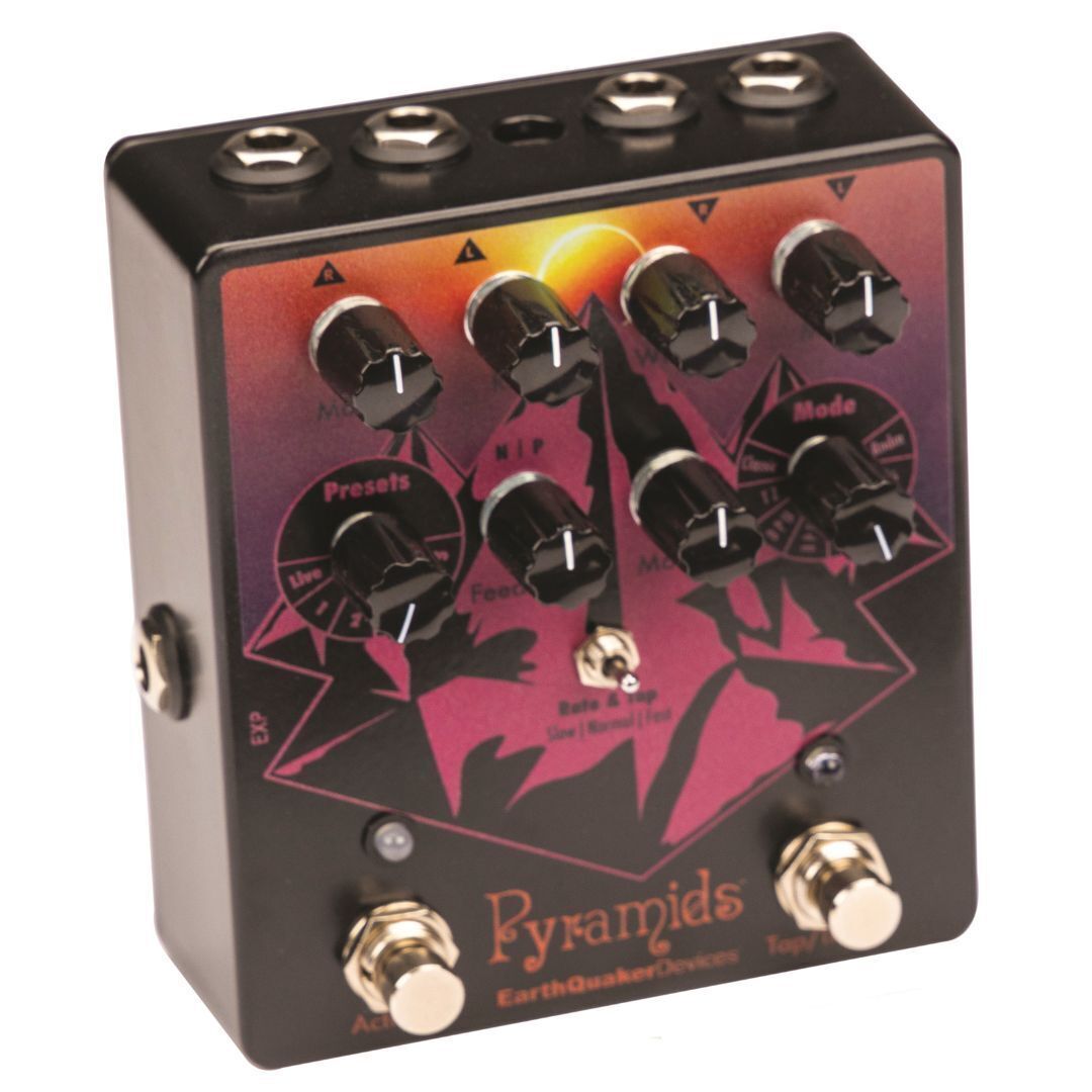 EarthQuaker Devices Pyramids Stereo Flanging Device Effects Pedal LTD Edition