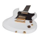 Schecter ZV-H6LLYW66D Electric Guitar (Gloss White) (Open Box)