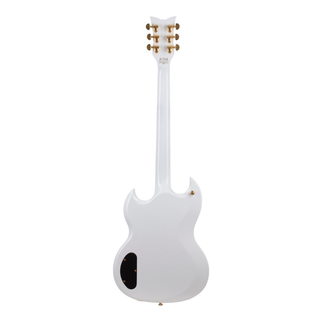 Schecter ZV-H6LLYW66D Electric Guitar (Gloss White) (Open Box)
