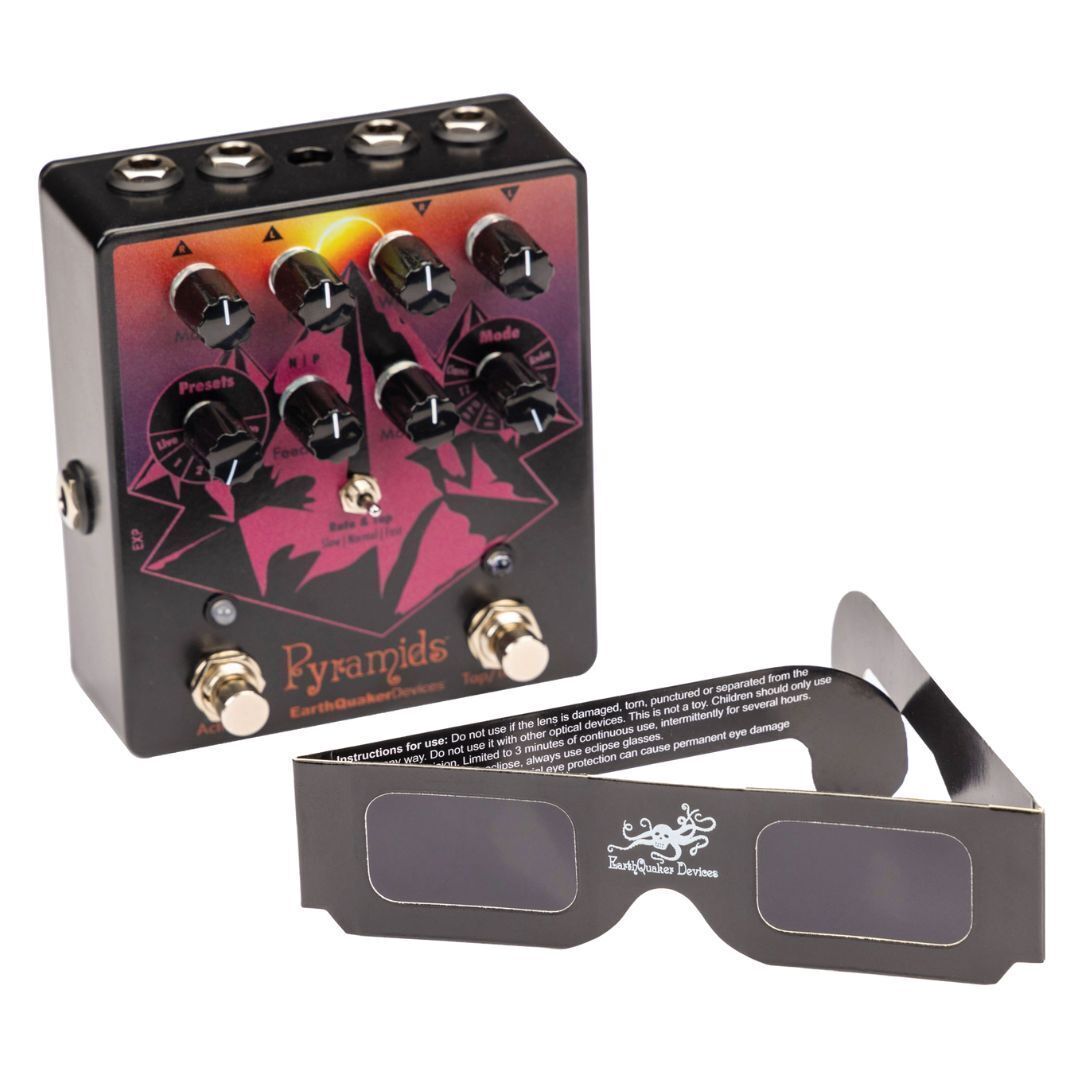 EarthQuaker Devices Pyramids Stereo Flanging Device Effects Pedal LTD Edition