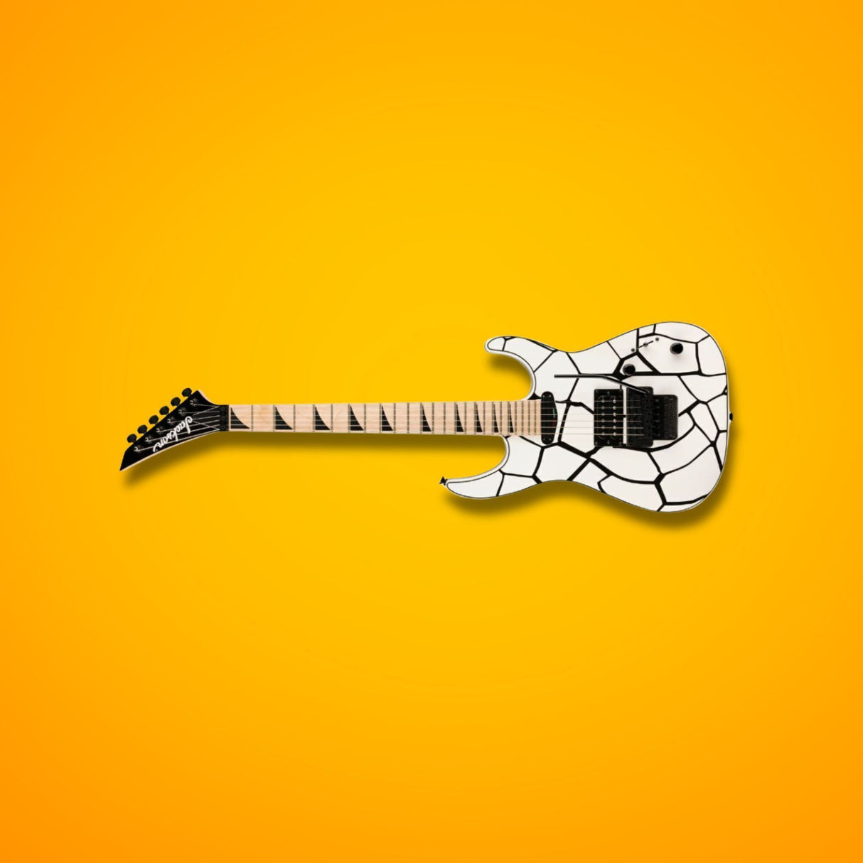 Jackson X Series Dinky DK1A Electric Guitar (White Tortoise) w/ Gig Bag, Strings