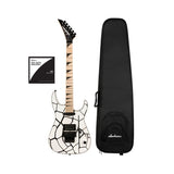 Jackson X Series Dinky DK1A Electric Guitar (White Tortoise) w/ Gig Bag, Strings