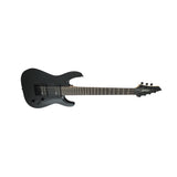 Jackson JS Series Dinky Arch Top JS22-7 DKA HT Electric Guitar (Black) Bundle