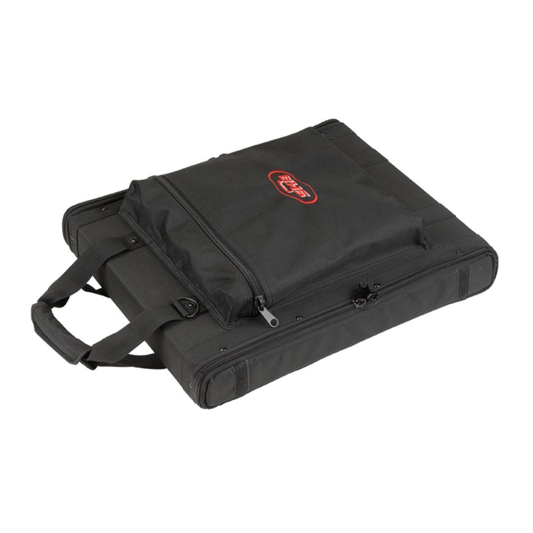 SKB 1SKB-SC191U 1U Soft Rack Case, Steel Rails, Heavy Duty zippers bundle