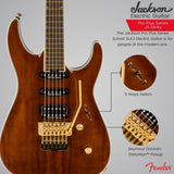 Jackson Pro Plus Series Soloist SLA3 6-String Electric Guitar (Walnut) with Case