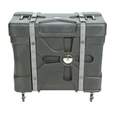 SKB 1SKB-TPX2 Roto-Molded Trap X2 Drum Hardware Case w/built-in Cymbal Vault