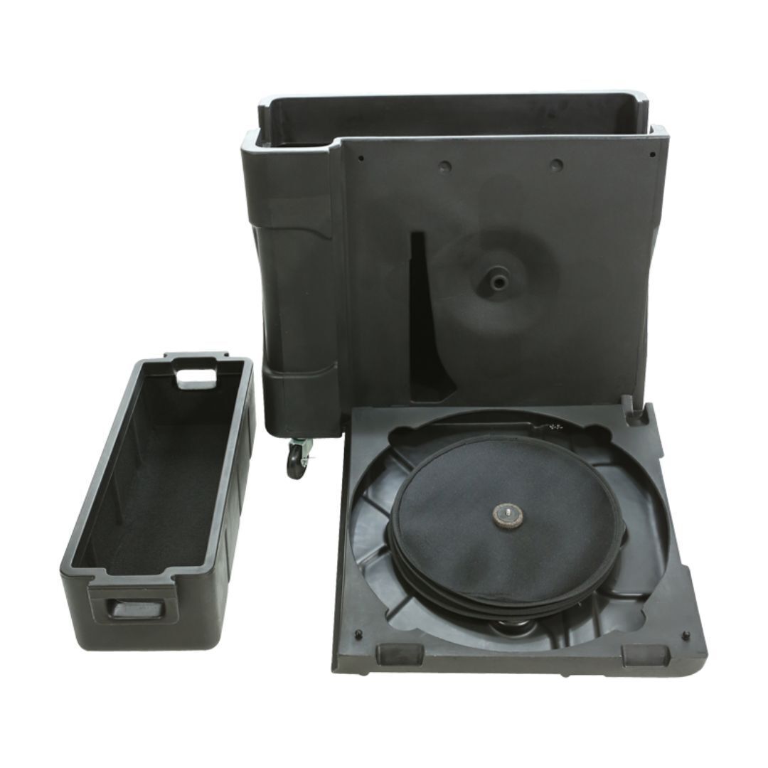 SKB 1SKB-TPX2 Roto-Molded Trap X2 Drum Hardware Case w/built-in Cymbal Vault
